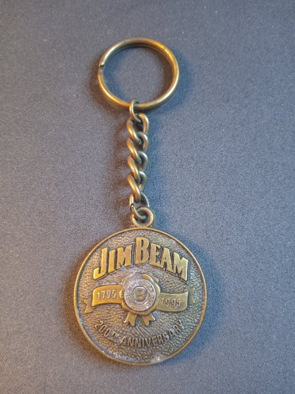 Jim Beam 200th Anniversary Commemorative Keychain